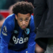 Tyler Adams exits Bournemouth’s draw at Man United with apparent knee injury