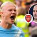 Erling Haaland sends five-word message to Arsenal after Man City slip-up